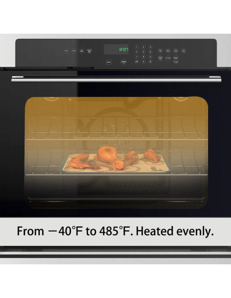 Juego de Tapetes de Silicona Antiadherentes 20.8x29.5cm Folksy