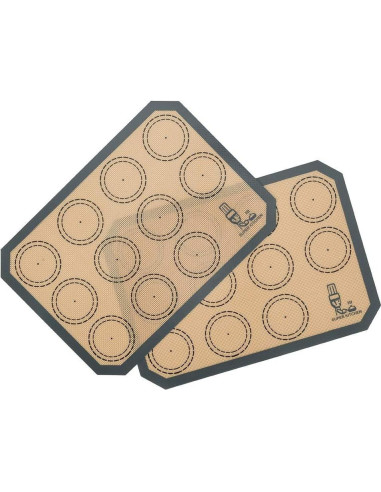 Juego de Tapetes de Silicona Antiadherentes 20.8x29.5cm Folksy