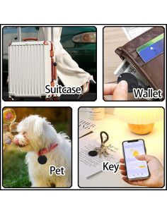 Mini Rastreador Bluetooth Spedal 4 Pcs, Compatible iOS/Android 2