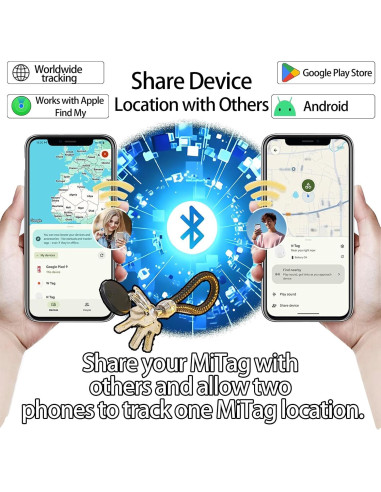 Mini Rastreador Bluetooth Spedal 4 Pcs, Compatible iOS/Android