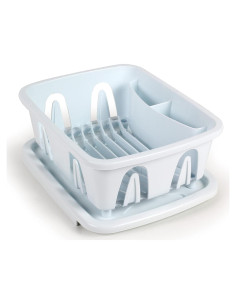 Escurridor de Platos Camco 43511 con Bandeja Drenaje Blanco