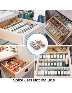 Organizador de Especias Antimbee 8 Piezas Expandible 33-66 cm 2