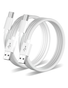 Cable USB-C trenzado 3 m Somzu 2-Pack Carga Rápida iPhone 16