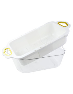 Colador Expandible para Cocina Tolzimx Doble Capa 35-46.5 cm