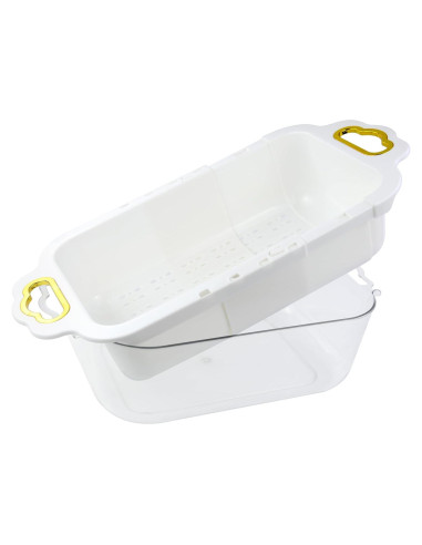 Colador Expandible para Cocina Tolzimx Doble Capa 35-46.5 cm