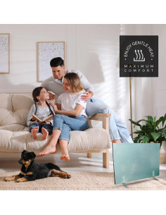 Calentador de Panel Plano Cozy Products CL, 150W, Eficiente y Seguro 2