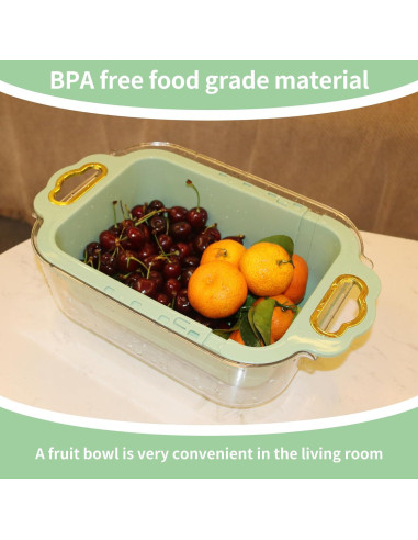 Colador Expandible para Cocina Tolzimx Doble Capa 35-46.5 cm