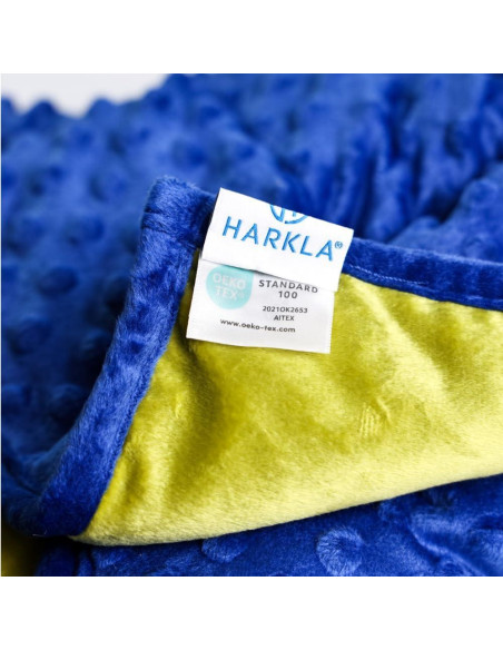 Almohadilla con Peso Harkla para Niños 45x53 cm Azul Profundo