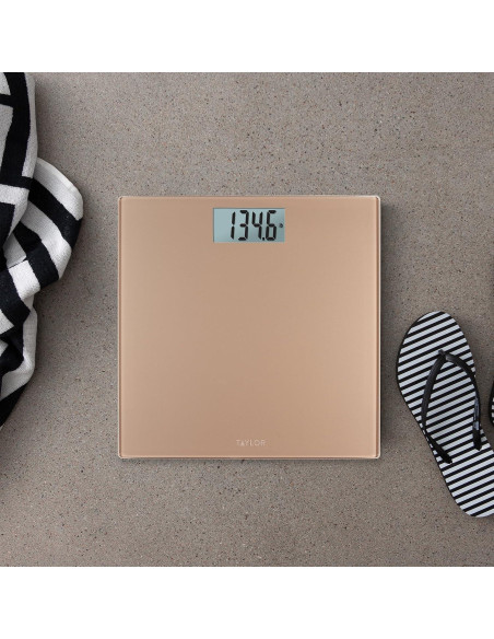 Báscula Digital Taylor 7558 Alta Precisión 181.44 kg Vidrio