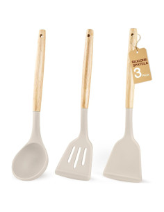 Juego de Espátulas de Silicona HOHOM Resistentes al Calor