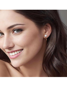 Aros de Cartílago Huggie para Mujeres - Diamante Brillante 2