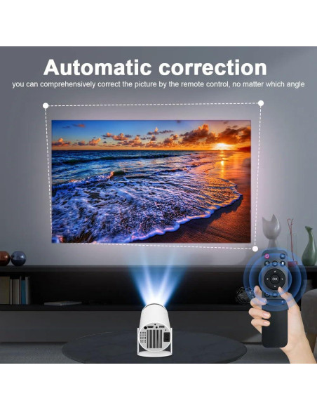 Mini proyector FOSENHL 4K portátil Android 11.0 WiFi Bluetooth Mini proyector FOSENHL 4K portátil Android 11.0 WiFi Bluetooth