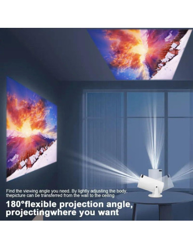 Mini proyector FOSENHL 4K portátil Android 11.0 WiFi Bluetooth