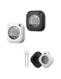 Rastreador Bluetooth CHQBTL Air Tags 2 Unidades iOS Batería Reemplazable