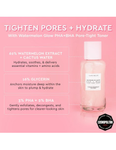 Kit Cuidado Piel Coreano Glow Recipe - Suero Niacinamida y Tónico PHA+BHA 2