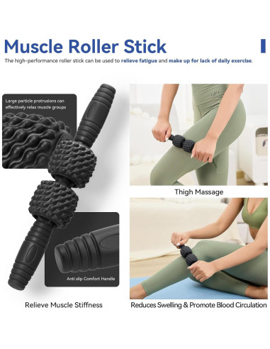 Juego de Rodillos de Espuma 5 en 1 LTHTRADE - Masaje y Terapia