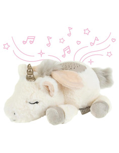 Máquina de Sonido Portátil PureBaby Unicornio - Proyector de Estrellas