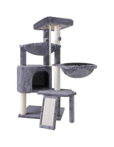 Árbol para Gatos Smouatou 3 Capas con Hamacas y Condominio Gris 2