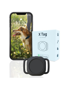 Collar Rastreador GPS para Perros y Gatos TRESBUNNY Negro