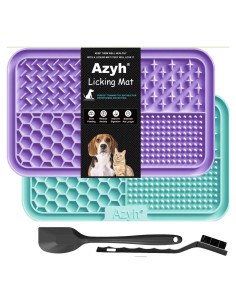 Alfombrilla de Lamer Azyh 2 Pack para Perros y Gatos 25.1x15.2cm