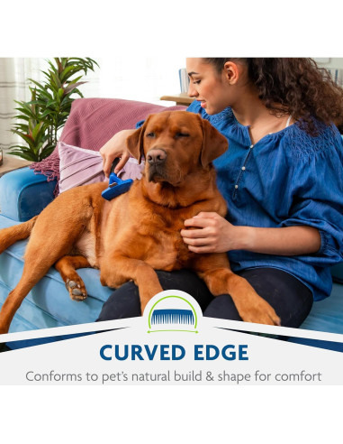 FURminator Herramienta de Deshedding para Perros Grandes Pelo Largo