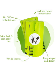 Bolsas de Poop Compostables G.A.S 240 Unidades 100% Ecológicas 2