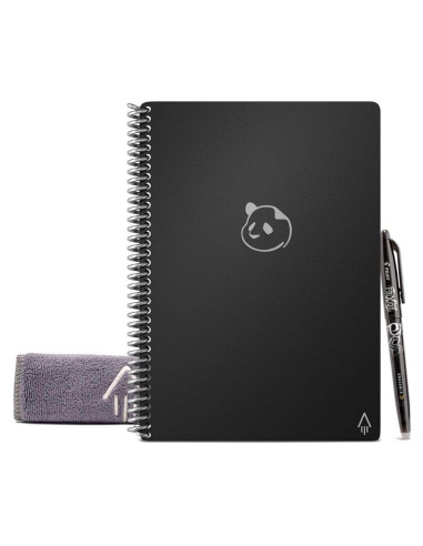 Planificador Panda Rocketbook Reutilizable Ejecutivo Negro 15.24x22.35cm