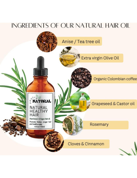 Aceite Capilar Vegano Neutra Natural 118 ml Hidratante