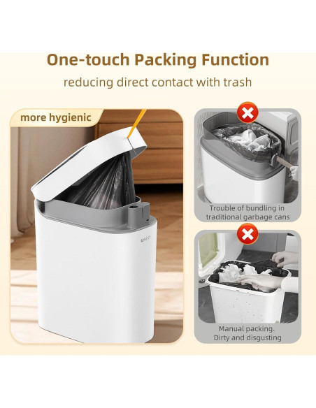 Papelera Automática Funest 3.5 Galones con Sensor USB