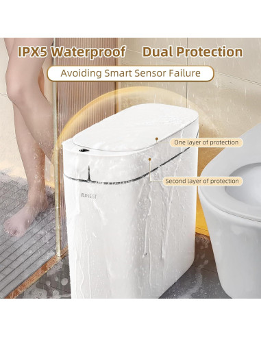 Papelera Automática Funest 3.5 Galones con Sensor USB