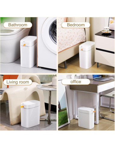 Papelera Automática Funest 3.5 Galones con Sensor USB