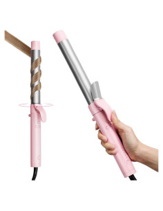 Plancha de Rizar Automática TYMO HC501PM 1" Rosa Cerámica