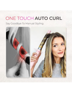 Plancha de Rizar Automática TYMO HC501PM 1" Rosa Cerámica 2