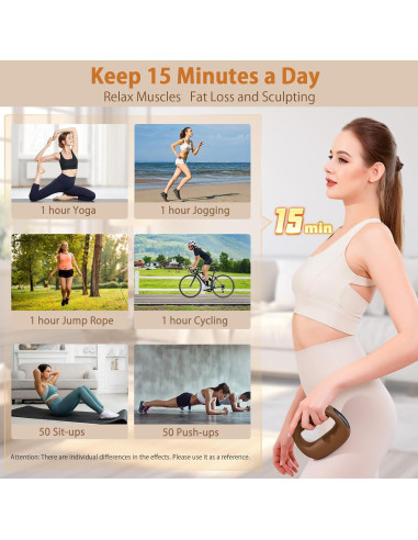 Pistola de Masaje EAshuhe FH-8001 Eléctrica Inalámbrica 0.61kg