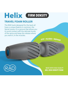 Rodillo de Espuma RAD Helix - Compacto 31.75cm para Alivio Muscular 2