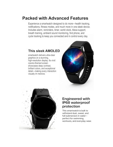 Reloj Inteligente NexGen AMOLED 1.43" GPS Impermeable