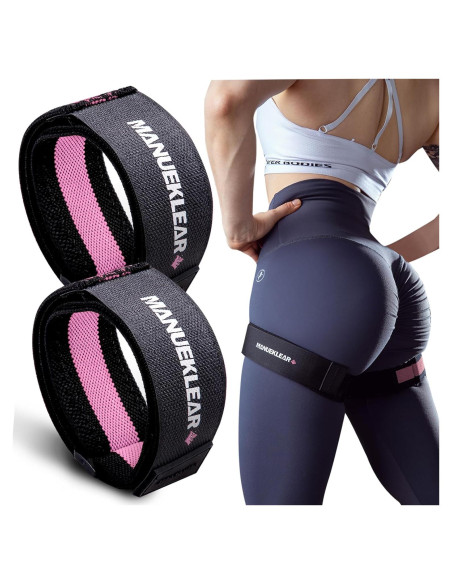 Bandas de Restricción de Flujo Sanguíneo MANUEKLEAR Rosa 80cm