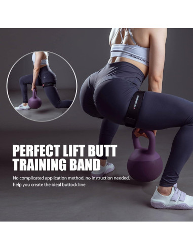 Bandas de Restricción de Flujo Sanguíneo MANUEKLEAR Rosa 80cm