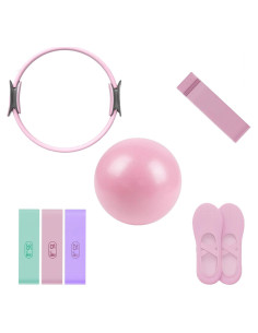Juego de Anillo de Pilates Fskthwr plt-009 con Pelota y Bandas