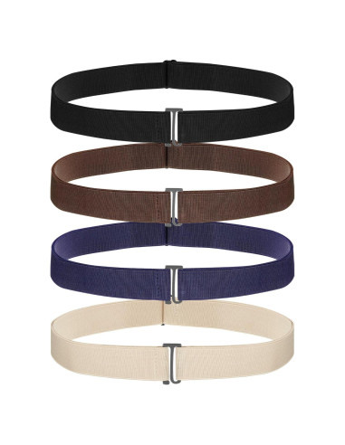 Cinturones Elásticos Invisibles SATINIOR 4 Piezas para Mujeres