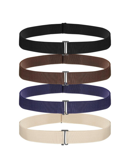 Cinturones Elásticos Invisibles SATINIOR 4 Piezas para Mujeres