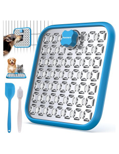 Alfombrilla para Lamer Pawtners Grande Acero Inoxidable Azul