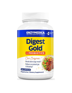 Enzymedica Digest Gold + Probioticos 180 Cápsulas Digestivas