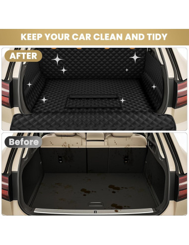 Funda de Carga para Perros BONTHEE XL Impermeable SUV Negro