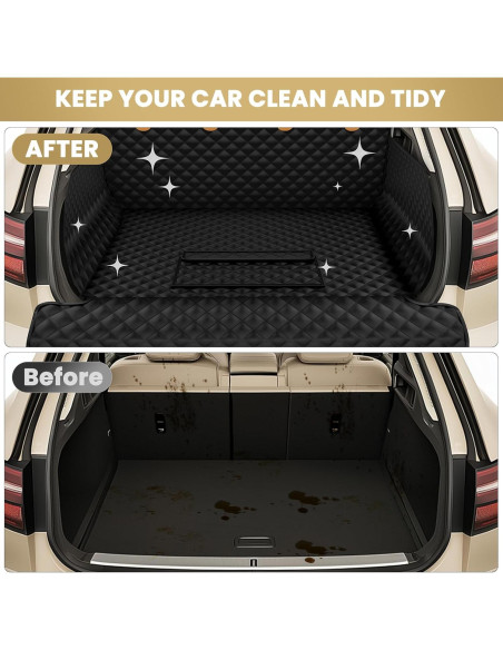 Funda de Carga para Perros BONTHEE XL Impermeable SUV Negro