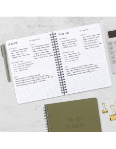 Cuaderno de Tareas ZICOTO Verde 120 Páginas Sin Fecha 2