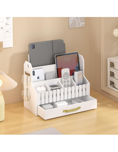 Organizador de Correo de Bambú Wisuce Essentials Blanco