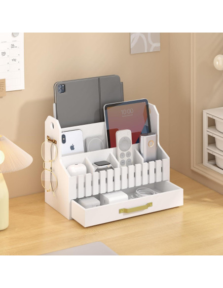 Organizador de Correo de Bambú Wisuce Essentials Blanco