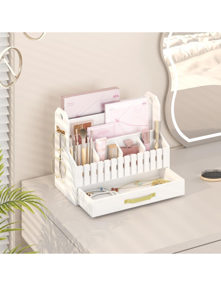 Organizador de Correo de Bambú Wisuce Essentials Blanco