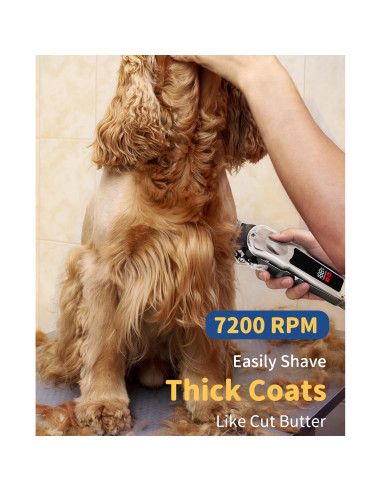 Cortadora de Perros TURN RAISE ZCC201 7200rpm Silenciosa